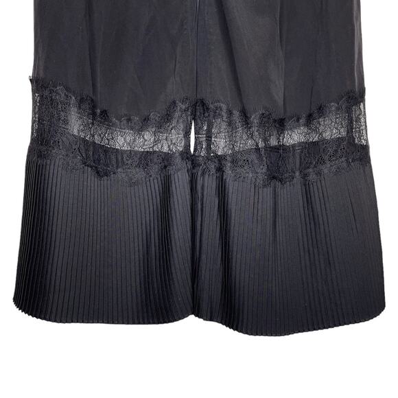 Sleeping With Jacques Black Silk Wide Leg Osiris Pants - 4 - Picture 10 of 12